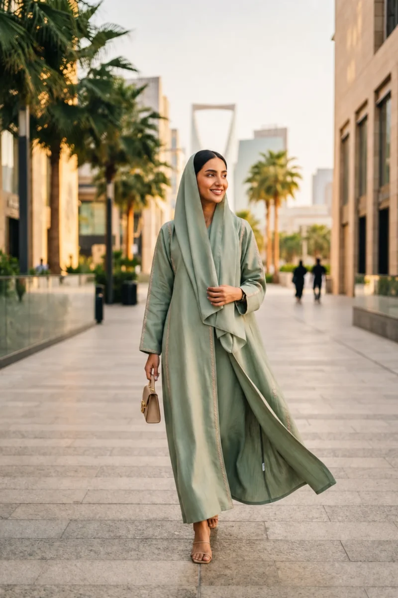 العبايات الملوّنة